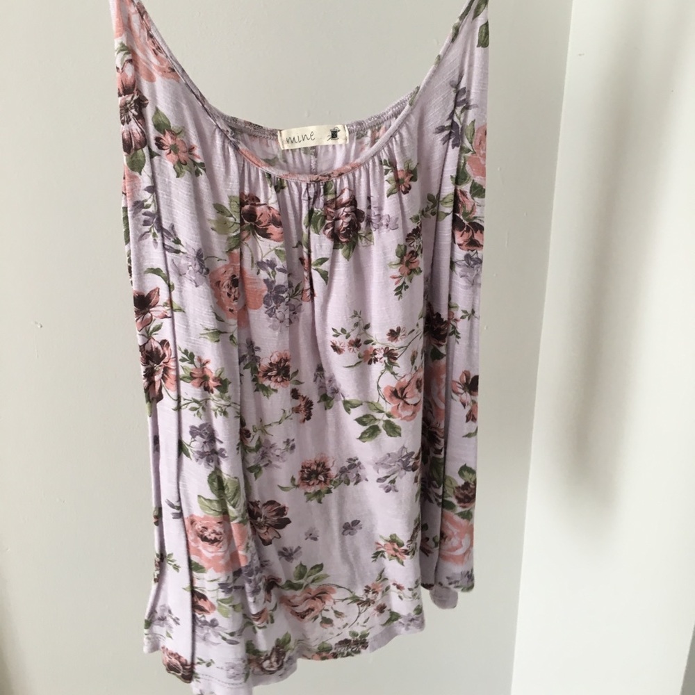Cute floral tank